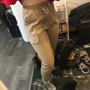 Urban Planet Beige Cargo Pants